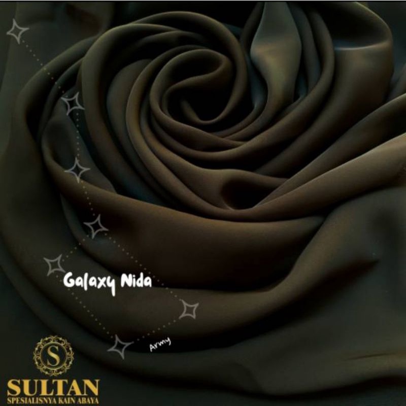 Kain Abaya sultan Galaxy Nida