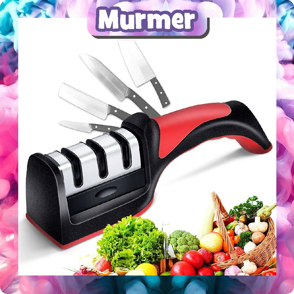 Murmerofficial R384 Pengasah Pisau Alat Penajam Pisau Praktis  Aman Tajam Knife Sharpening Asah