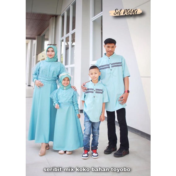 Gamis Couple Ibu Anak Burkat Tile