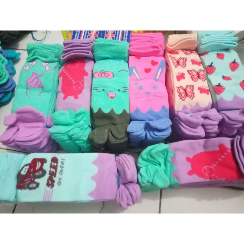 KAOS KAKI JEMPOL ANAK TK/SD MOTIF RAMDOM