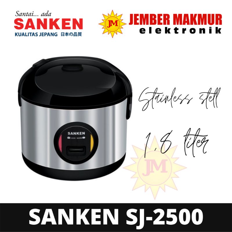 Sanken Supercom SJ-2500 MAGIC COM 1,8 LITER STAINLESS