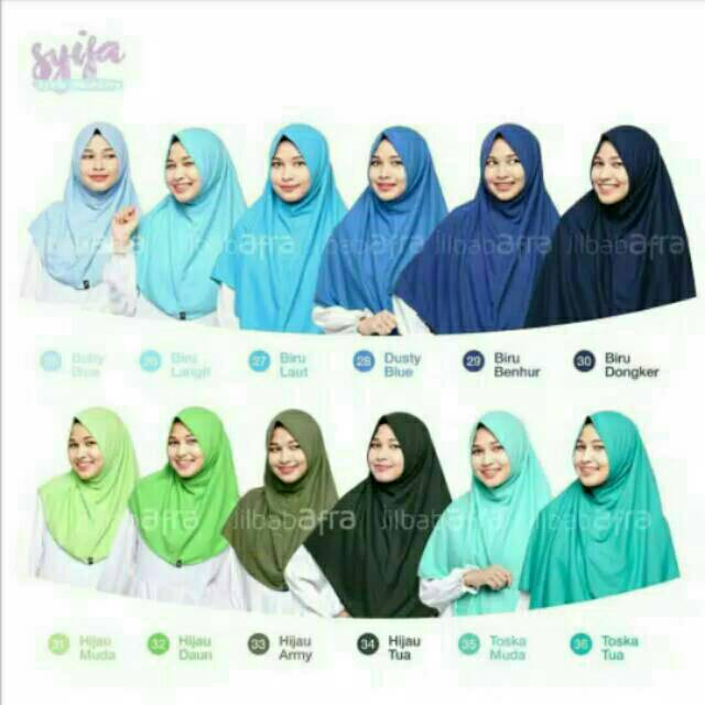 Syifa Jilbab Arfa tanpa Pet hijab instan bergo kaos khimar syari kerudung muslimah modern terlaris