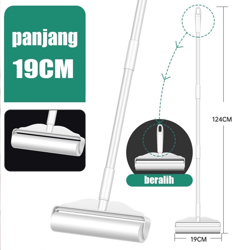 Sticky Roll Pembersih Gang Panjang Bulu Debu Pakaian Bulu Hewan peliharaan