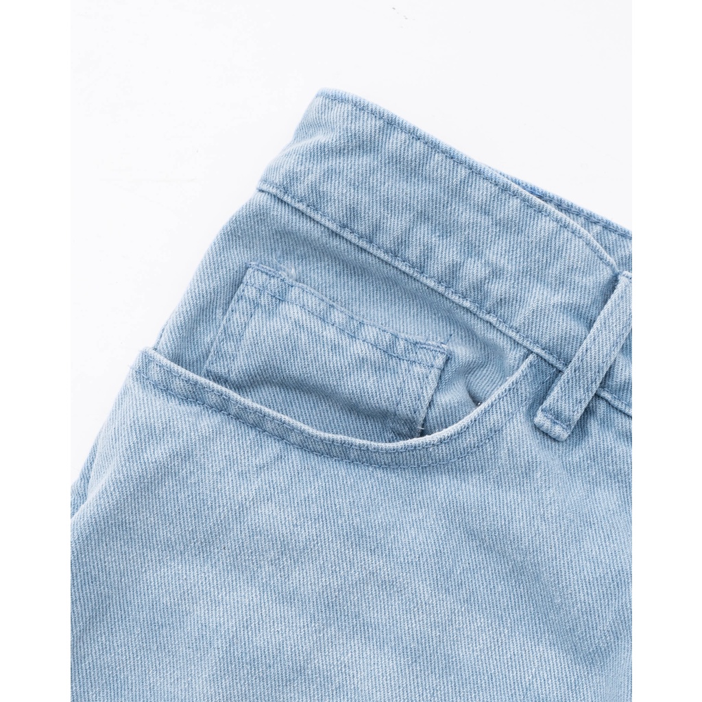 PLAIN Short Denim Washed - Sky Blue Washed