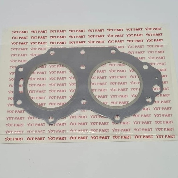 Gasket kop, paking kop mesin tempel yamaha 40pk turbo bulat. 66T-11181