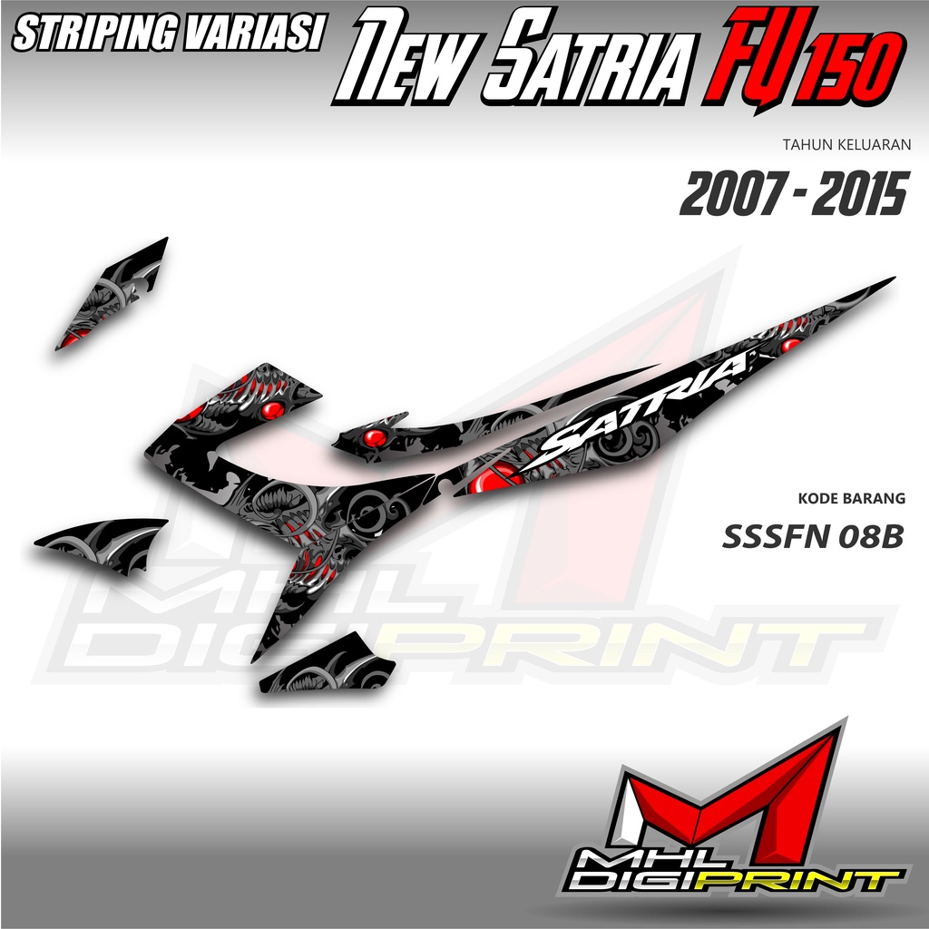 STRIPING VARIASI NEW SATRIA FU 150 - SATRIA FU FACELIFT / FU 150 - SSSFN 08