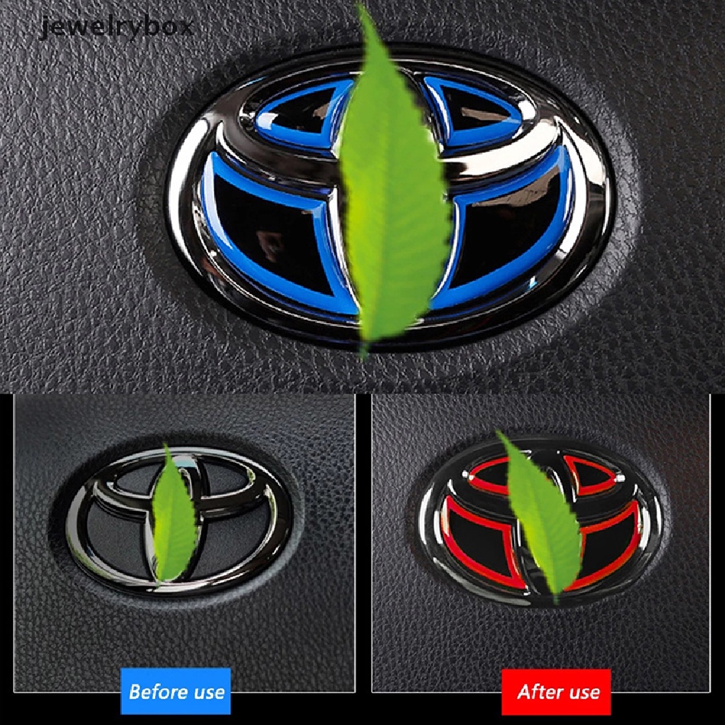 (Box) Stiker Emblem / Badge Roda Depan / Belakang Mobil Untuk Toyota