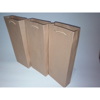paperbag coklat sandal, Paper bag, Tas kertas, custom murah P12xL5xT30