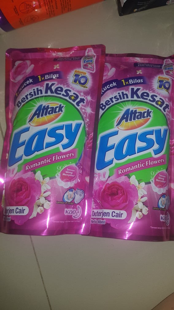 Attack Higiene Protection 800ml Matic / Plus Softener / Easy Deterjen Cair Sabun (no.42)