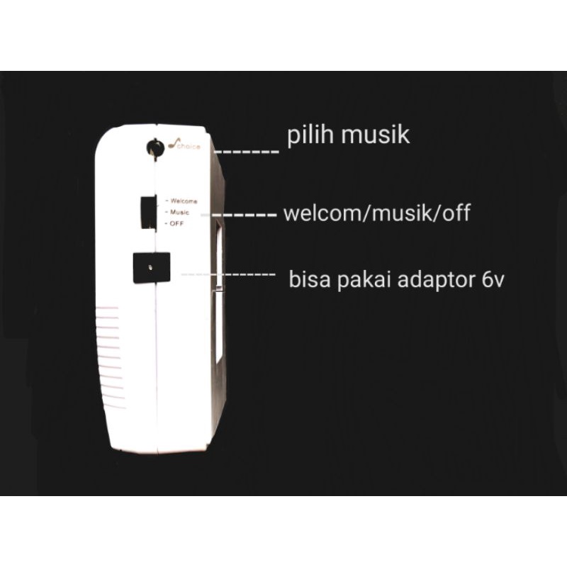 BELL SENSOR MUSIK / BELL SENSOR GERAK / BELL OTOMATIS / BELL MURAH / BELL SENSOR INFRA MERAH / BELL RUMAH / BELL TOKO/ BELL CANGGIH/ BELL PINTU / BELL PAGAR