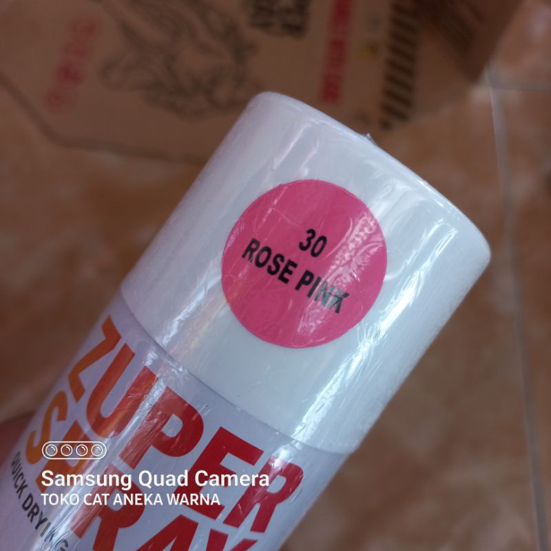 cat semprot 150cc rose pink zuper spray produk dari rj london spray paint pilok pilox