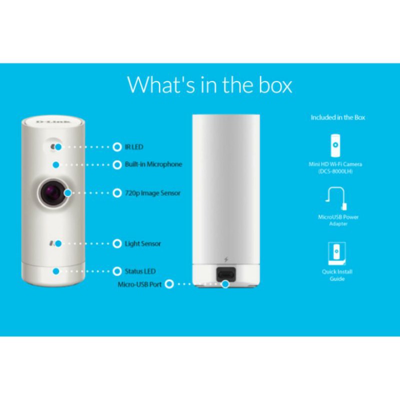 D-Link DCS-8000LH IP Camera Mini HD WiFi