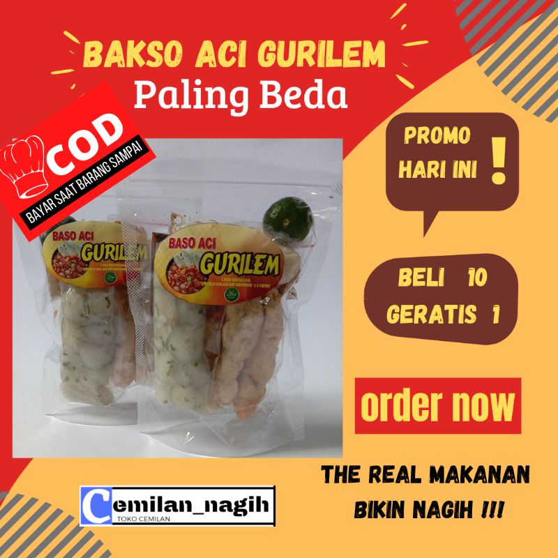 

Baso Aci Gurilem Mercon Instan Pedas Murah Extra Nagih