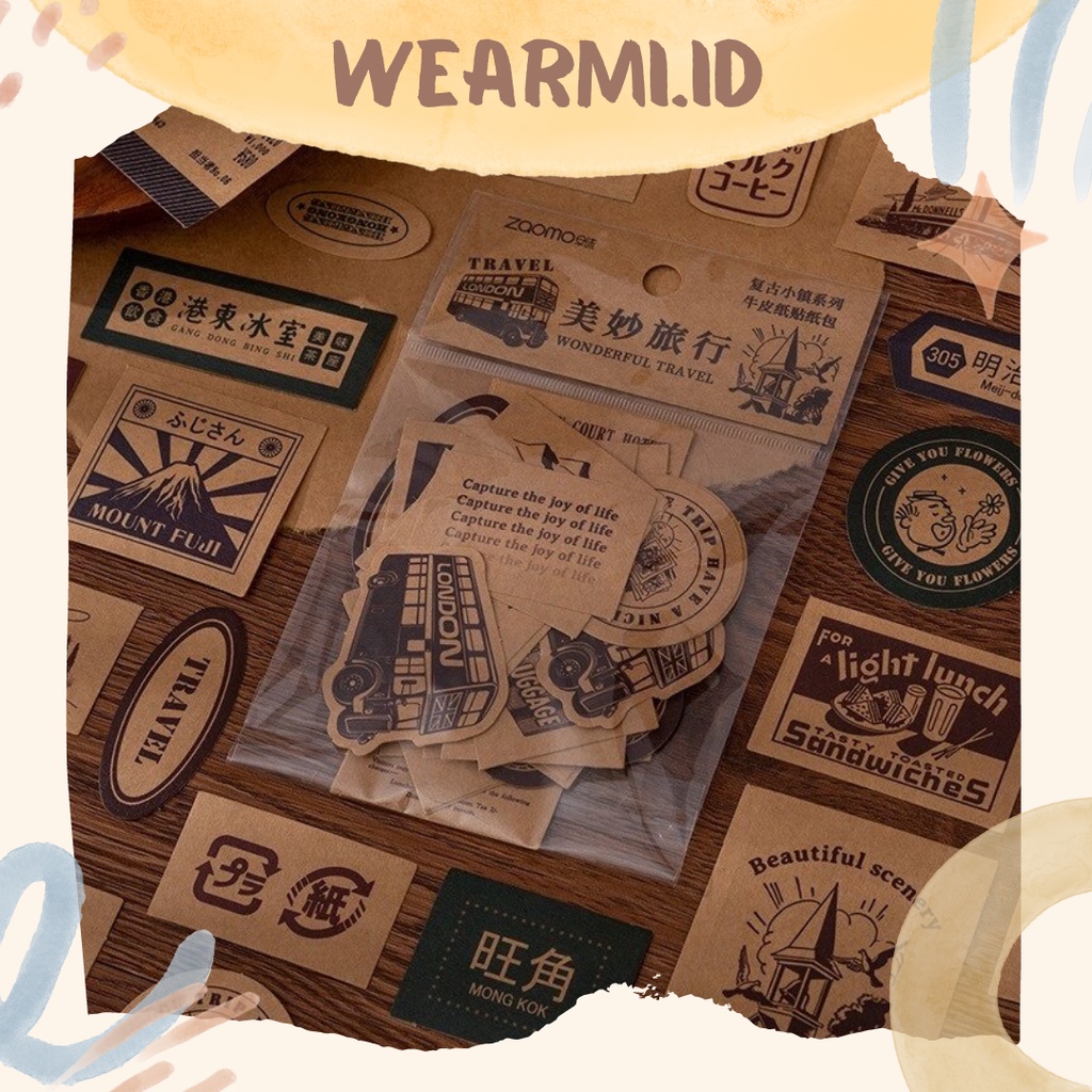 

30 pcs Kertas Motif Pack Paper Vintage Motif Aesthetic Scrapbook Jurnal Bujo DIY- km29