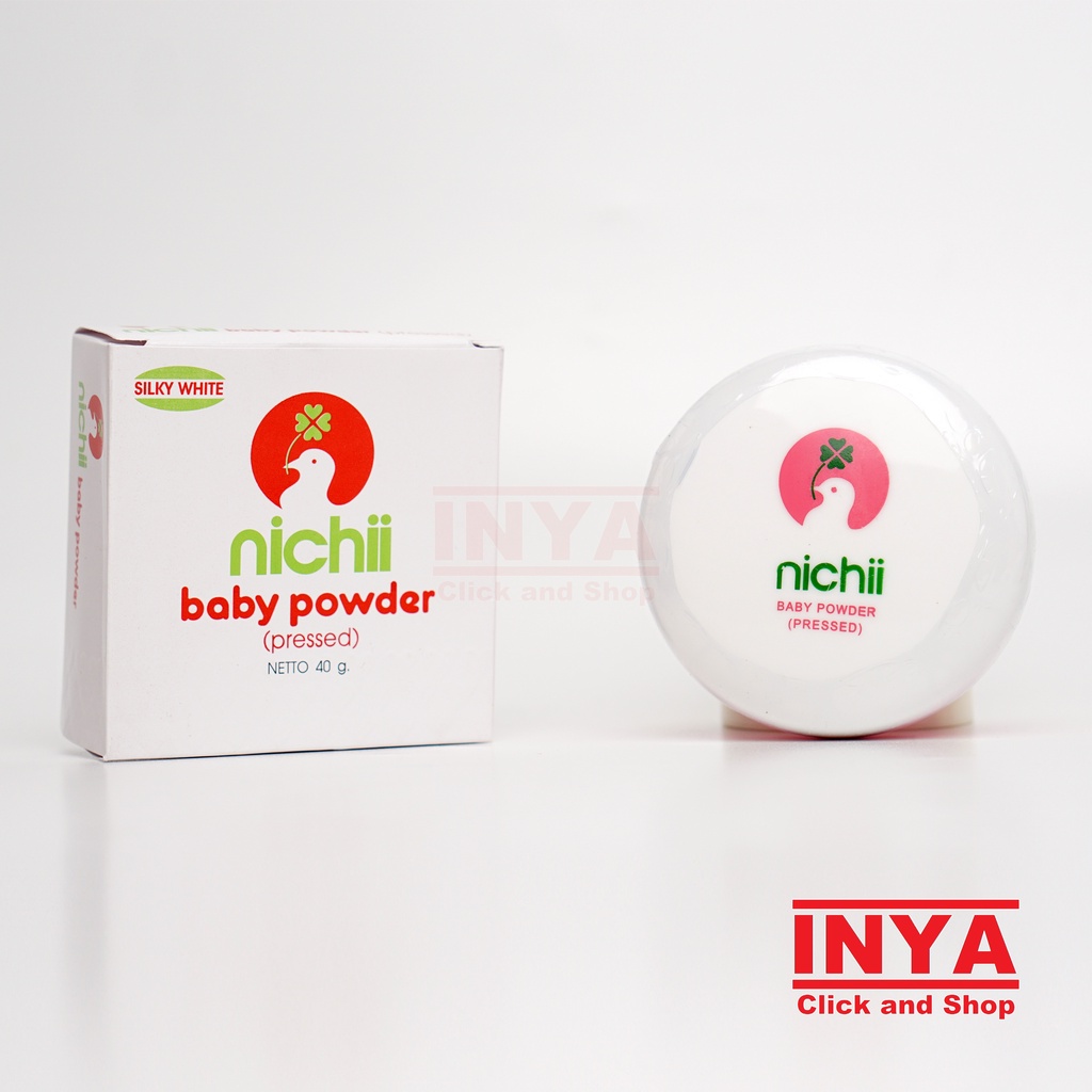 NICHII BABY POWDER PRESSED SILKY WHITE 40gr - Bedak Bayi