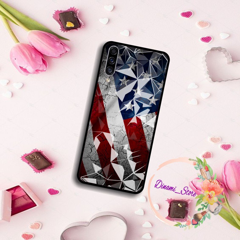 softcase diamond FLAG WALLPAPER Oppo A3s A1k A5 A9 2020 A7 F9 A5s A31 A52 a53 A92 A37 A57 A59 DST589