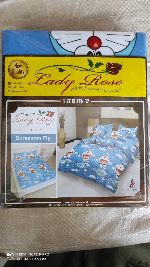 Sprei Lady Rose 160 X 200 Queen Size Berbagai Motif Murah