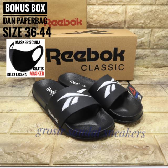 SENDAL IMPORT REEBOK  SLIDE SANDAL  SPORT SLOP PRIA  WANITA 