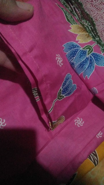 Batik Tunik Shibori Jumputan Terbaru All Size 106cm / Hrb026 Yelbor Navbor / Biru Putih / Original..