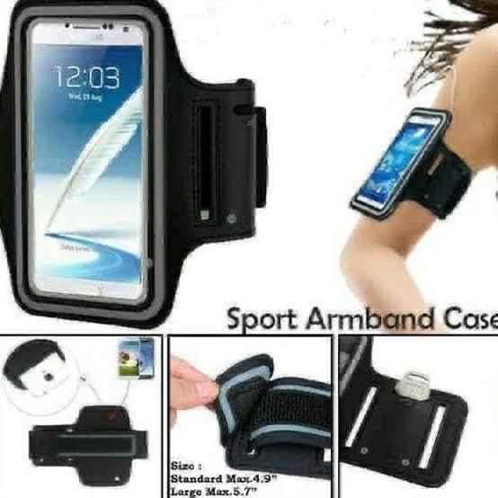 Armband Black Universal Sport Ambrand CASE Size XL WATERPROOF HP Grosir