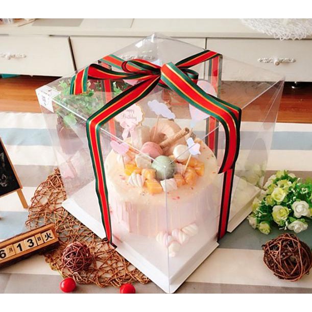 

Box Tart Mika 25x25 / Box kue Ulang Tahun Hadiah Gift