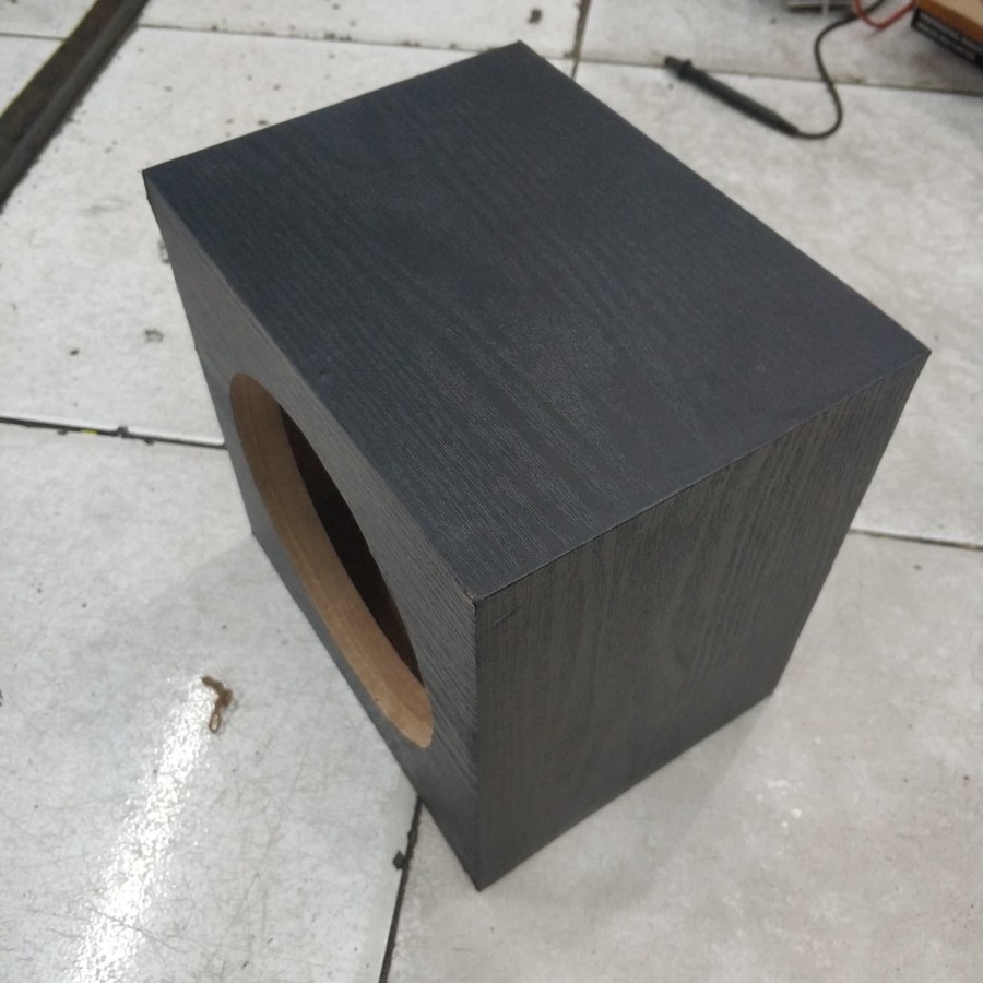 Box Speaker Single 6IN 6 Inch Kayu Kotak Ukuran 20cm x 20cm x15cm