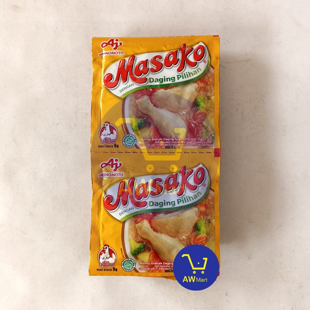 MASAKO RENCENG (12 SACHET X 9 GRAM) - AYAM &amp; SAPI, KALDU GURIH