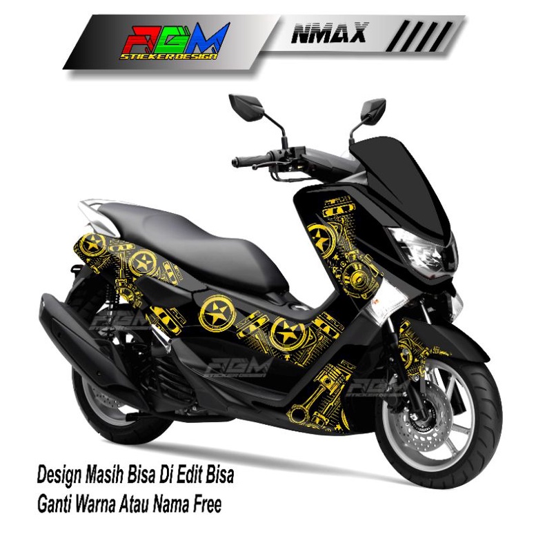 Sticker Decal Nmax Lama Full Body Grafis mesin AGM 004
