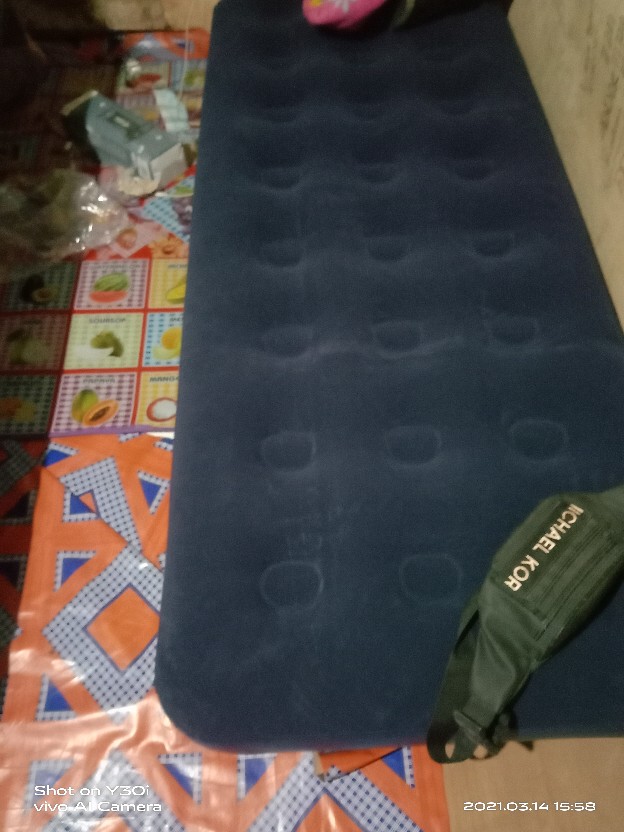 Kasur Angin Single Bestway Promo Murah + Pompa Tangan + 1 Lembar Lem