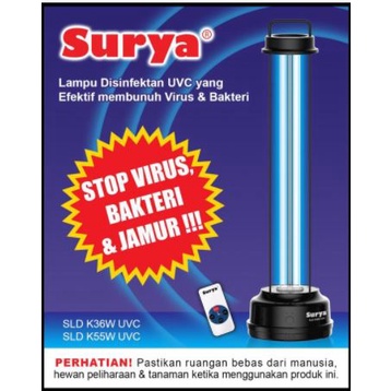 Lampu Disinfektan Surya Sld K55W Uvc lampu Uv Sterilizer Ruangan