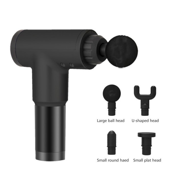 barokah gamis Alat Pijat Getar Elektrik Portable Wireless Muscle Fascial Massage Gun