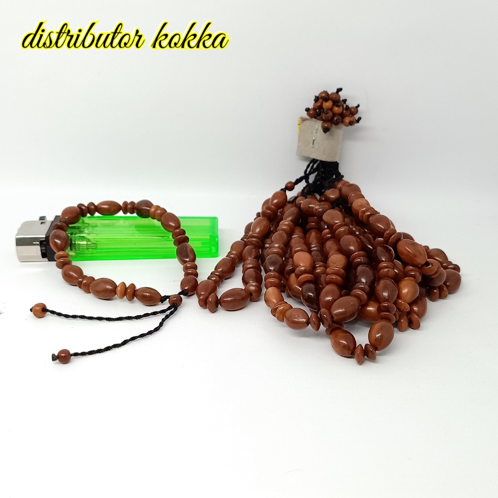 ( SUPER MURAH ) Harga grosir  10 pcs gelang Kokka kaukah oval halat kima 2 coklat