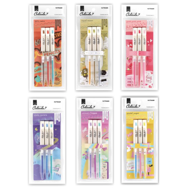 

YUH Kutsuwa Culicule Kurikuru Colored Pencil Pensil Warna Limited Edition