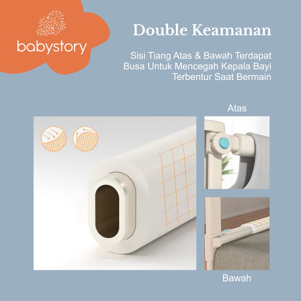 Bedrail Baby Bedrail Bed Guard Rail Pengaman kasur