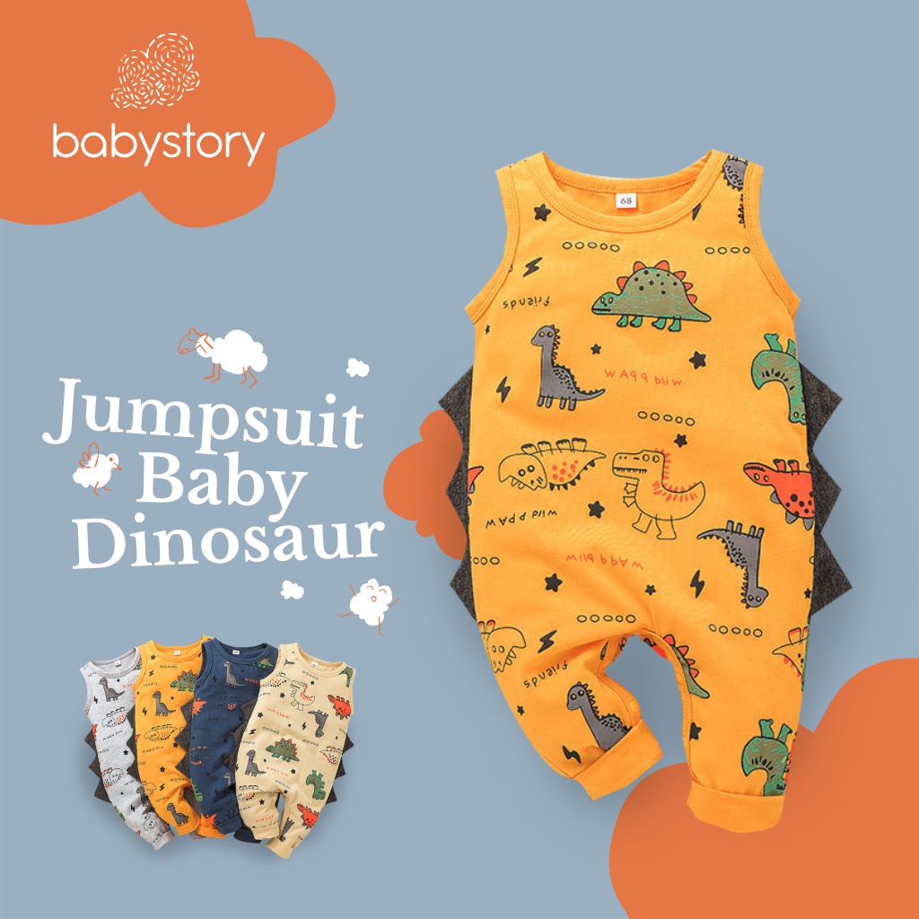 Jumper Jumpsuit Overall Baby Boy Dinosaurus