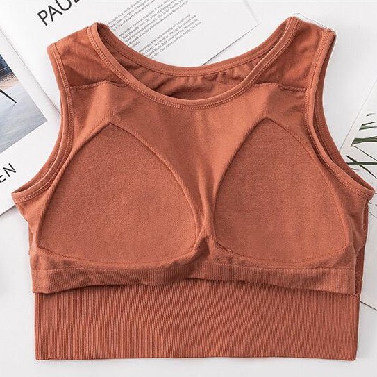 ✅𝐅𝐎𝐈𝐒𝐒® Bra Sport Yoga Tank Top Atasan Wanita Dengan Tali Trap 1055