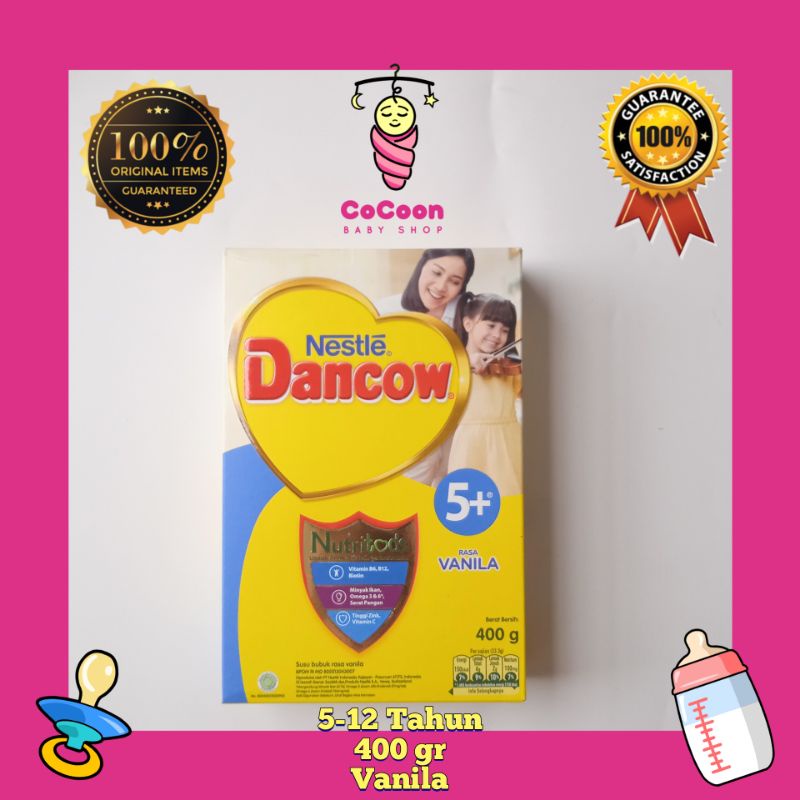 Susu Formula Anak Nestle Dancow 5 / 5+ Nutritods Vanila 400g 400 gr