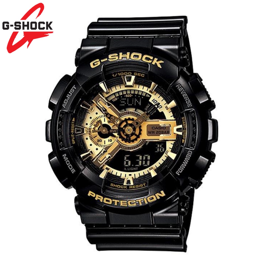 Casio Gshock Jam Tangan Pria GSHOCK GA110 FullSet Paperbag Water Resistant