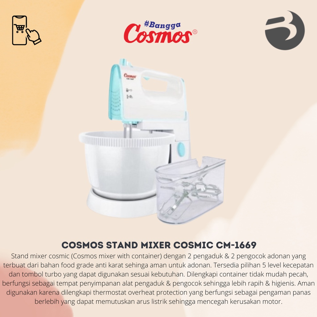 Cosmos Stand Mixer Cosmic CM-1669