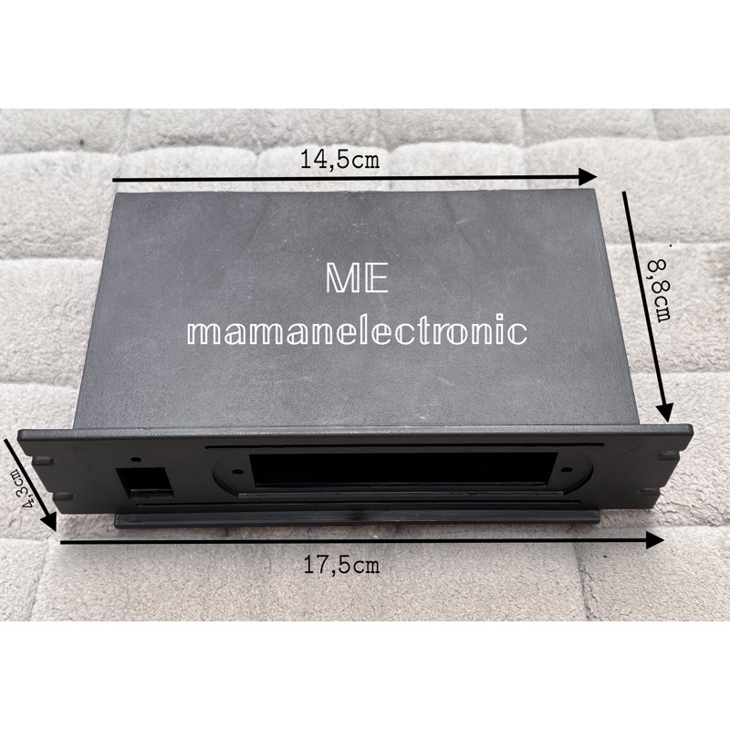 Box Panel Modul Usb Mp3 Kotak Plastik Hitam Tebal