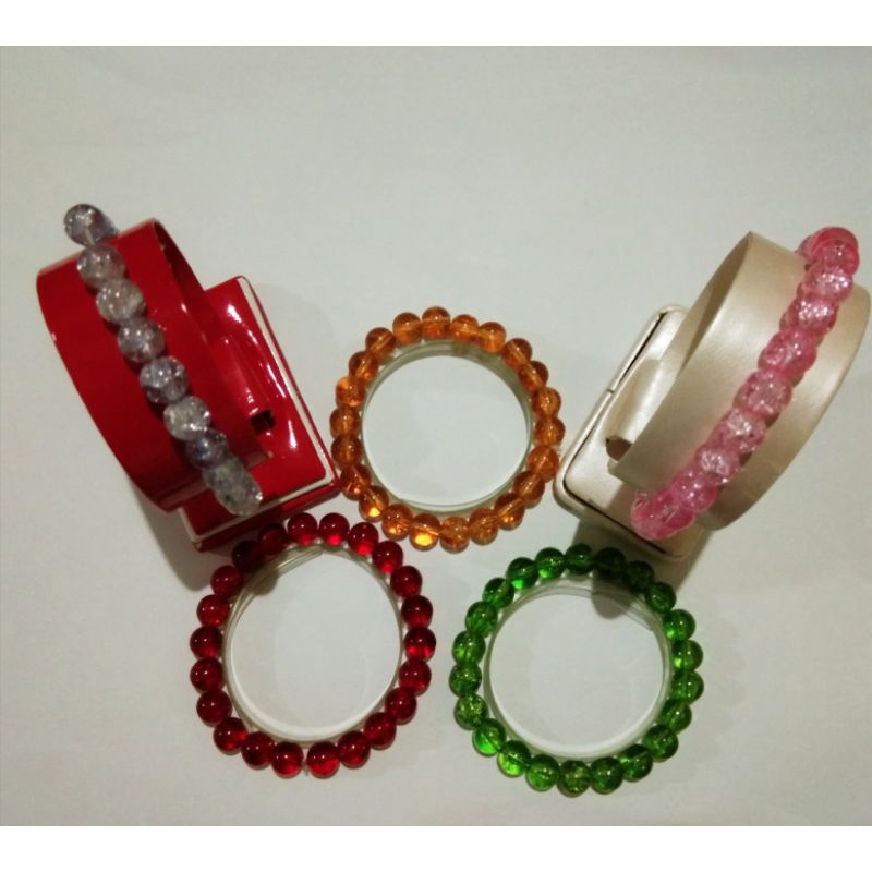 Gelang Batu Kaca Murah