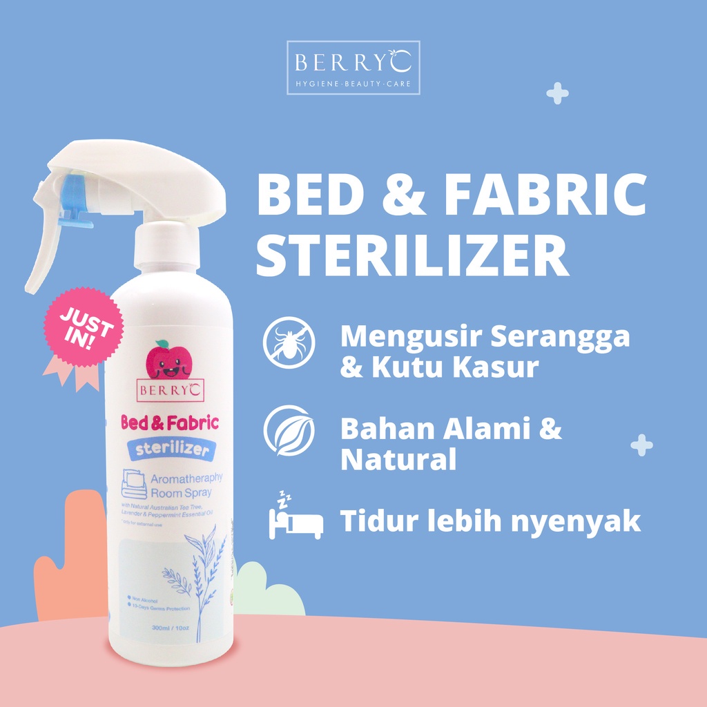 BerryC Berry C Bed &amp; Fabric Sterilizer 300ml Spray Anti Tungau Anti Bakteri