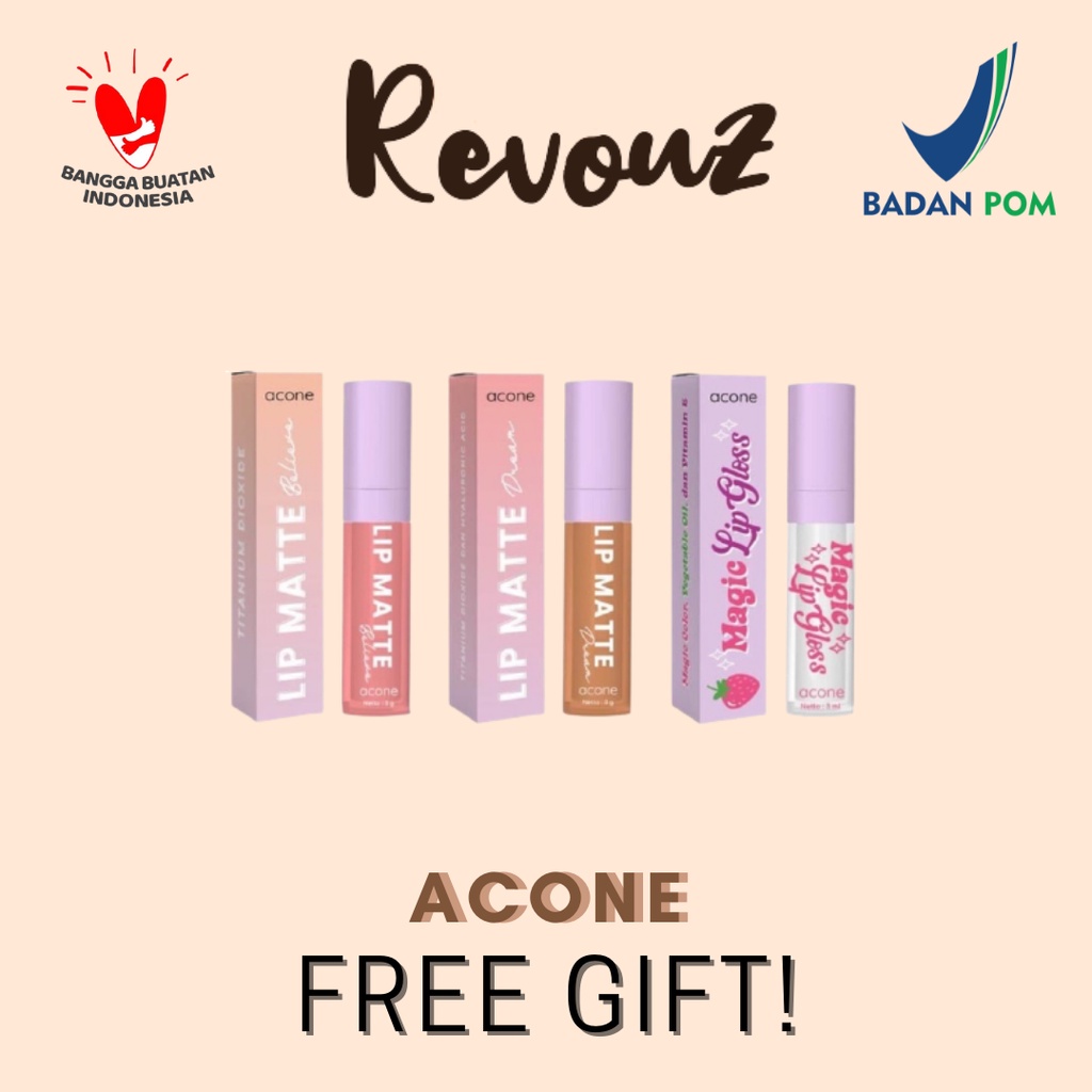 [RESMI] ACONE Lip Crea Matte / Magic Lip Closs