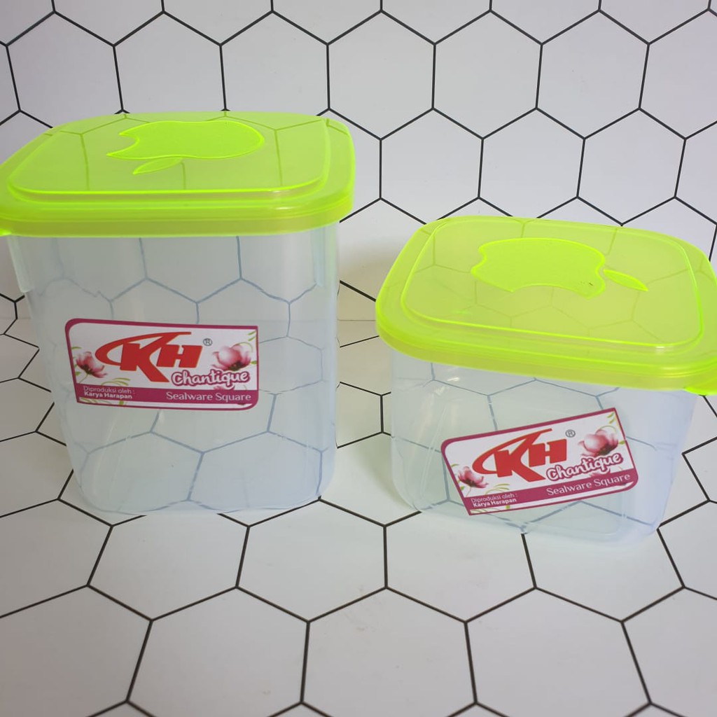 [ KH ] Chantique Square Sealware / Toples Murah / Toples Kotak / Sealware Plastik