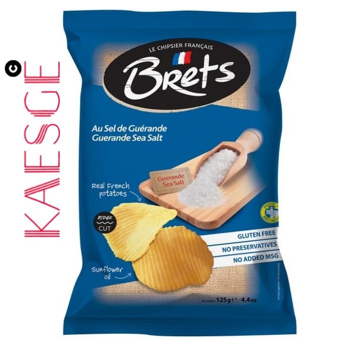 

BRETS (BRET'S) CHIPS GUERANDE SEA SALT SNACKS 125 GR