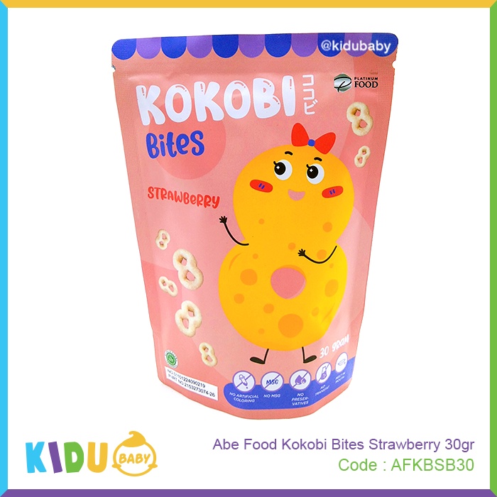 Snack Bayi &amp; Anak Abe Food Kokobi Bites Kidu Baby