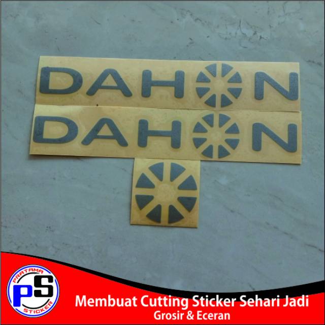 Sticker Sepeda Lipat Dahon
