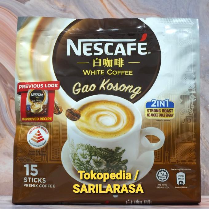 

Big Sale Tanpa Gula! Nescafe White Coffee Gao Kosong 2in1 With Creamer No Sugar Big Sale