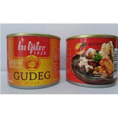 Bu Tjitro 1925 Gudeg Kaleng Rasa Original Pedas Rendang Blondo Paket 4 Kaleng