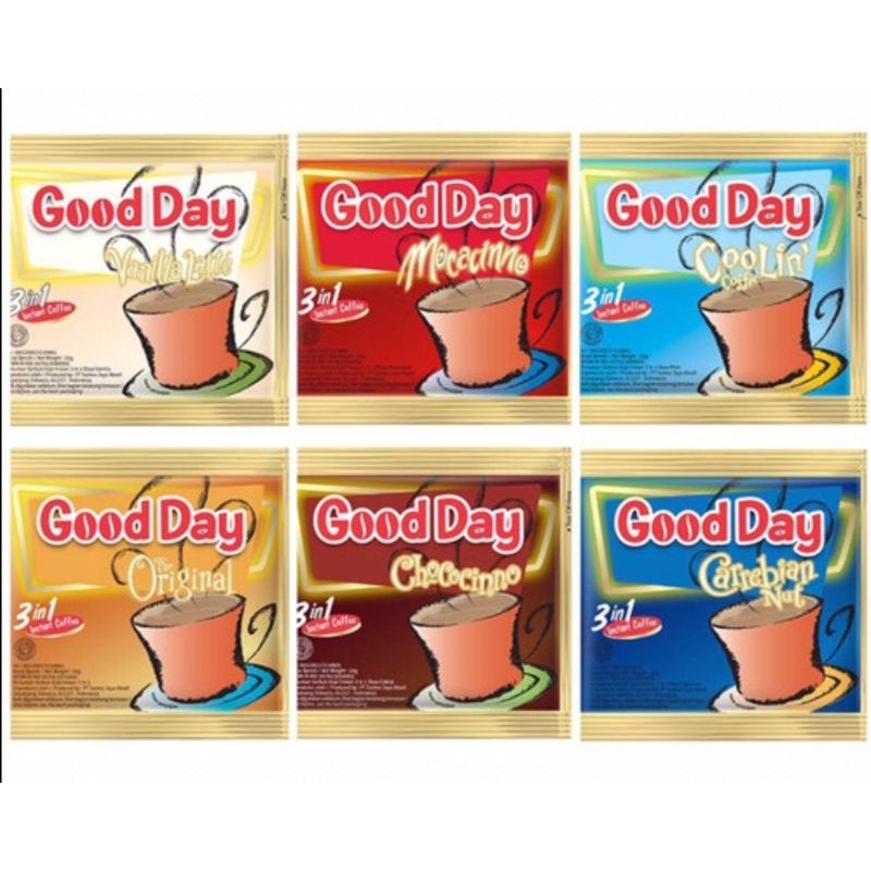 

Good Day Kopi Goodday renceng isi 10 x 20 gram ALL VARIAN
